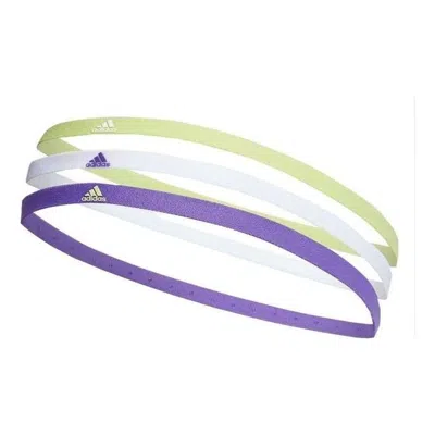 ADIDAS ORIGINALS adidas Hairband 3 Pack 'Green Purple White'