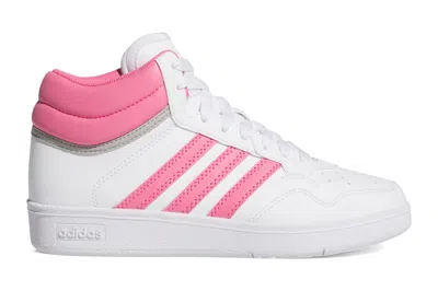ADIDAS ORIGINALS ADIDAS HOOPS 4.0 MID CLOUD WHITE PINK FUSION GREY TWO (GS)