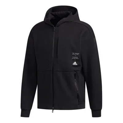 ADIDAS ORIGINALS adidas Id Sweat Hd Casual Sports Jacket Men s Black