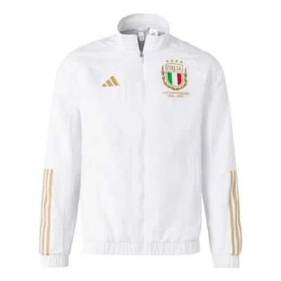 ADIDAS ORIGINALS adidas Italy 125th Anniversary Jacket Asia Sizing 'White Gold'