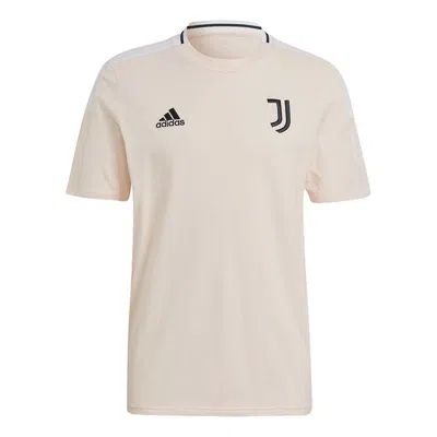 ADIDAS ORIGINALS adidas Juve Tee Juventus Soccer/Football Sports Round Neck Short Sleeve Pink
