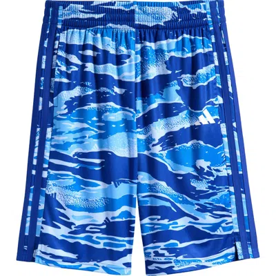 ADIDAS ORIGINALS ADIDAS KIDS' TIGER CAMO 3-STRIPES SHORTS