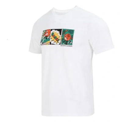 ADIDAS ORIGINALS adidas Lil' Stripe Basketball Graphic Tee 'White'