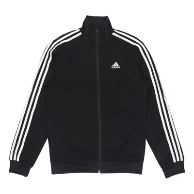 ADIDAS ORIGINALS adidas Logo Alphabet Printing Side Stripe Jacket Black