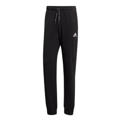 ADIDAS ORIGINALS adidas logo Casual Sports Bundle Feet Long Pants Black