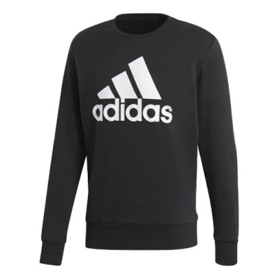 ADIDAS ORIGINALS adidas Logo Crewneck Logo Sweatshirt 'Black White'