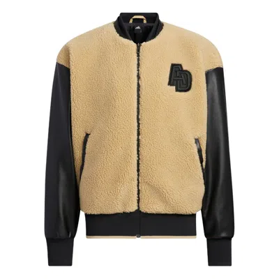 ADIDAS ORIGINALS adidas Logo Monogram Jackets 'Beige Black'