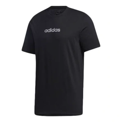 ADIDAS ORIGINALS adidas Logo Sports Short-sleeve Tee Men Black