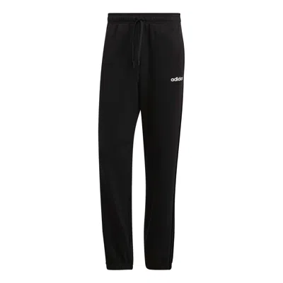 ADIDAS ORIGINALS adidas Loose Knit Breathable Stripe Casual Sports Pants Black