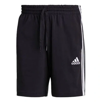 ADIDAS ORIGINALS adidas M 3s Sj Sho Logo Printing Stripe Sports Training Shorts Black