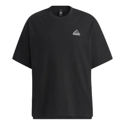ADIDAS ORIGINALS adidas M Badge Tee Sports Round Collar Male Black