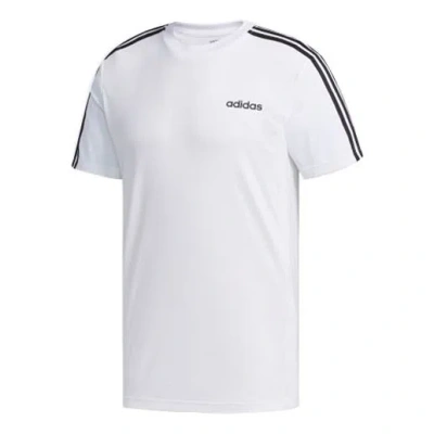 ADIDAS ORIGINALS adidas M D2m 3S Tee Stripe Sports Short Sleeve White