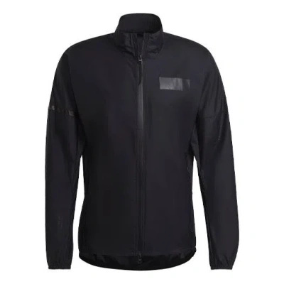 ADIDAS ORIGINALS adidas M Jacket Parley Outdoor Sports Windproof Stand Collar Black