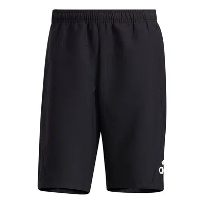 ADIDAS ORIGINALS adidas M Mh Wov Short Casual Sports Breathable Alphabet Printing Shorts Black