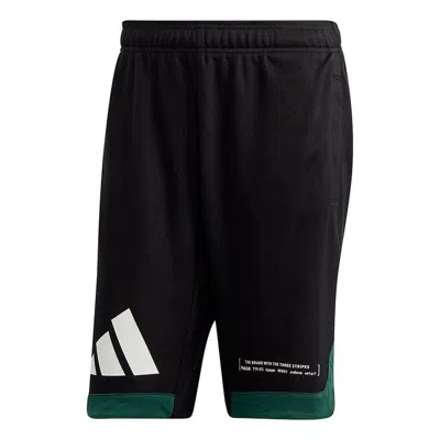 ADIDAS ORIGINALS adidas M Pack Short Running Sports Logo Printing Training Breathable Shorts Black