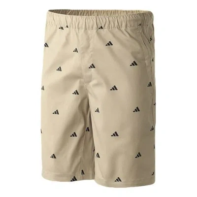 ADIDAS ORIGINALS adidas M Short Gen Aop Logo Printing Sports Shorts Brown