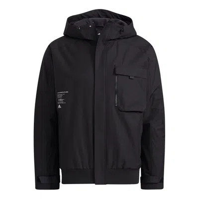 ADIDAS ORIGINALS adidas M Utility Jkt Big Pocket Sports Hooded Jacket Black