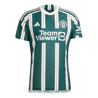 ADIDAS ORIGINALS adidas Manchester United 23/24 Away Authentic Jersey 'Green White'