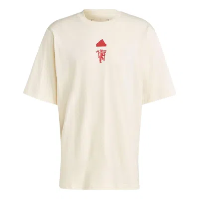 ADIDAS ORIGINALS adidas Manchester United LFSTLR Oversized T-Shirts 'White Red'