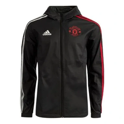 ADIDAS ORIGINALS adidas Manchester United Soccer/Football Sports Jacket Black