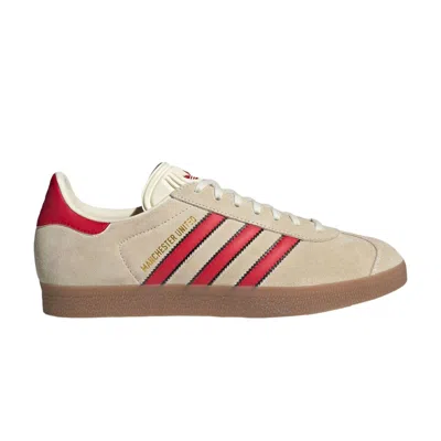 ADIDAS ORIGINALS ADIDAS MANCHESTER UNITED X GAZELLE 'TERRACE ICONS PACK' | CREAM | MEN'S SIZE 10