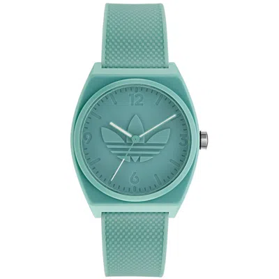 ADIDAS ORIGINALS ADIDAS MEN'S ORIGINALS STREET PROJECT TWO GREEN DIAL WATCH