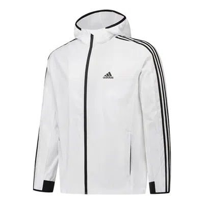 ADIDAS ORIGINALS adidas Men's Sport Woven Windbreaker Jacket White
