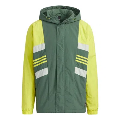 ADIDAS ORIGINALS adidas MENS Casual Sports Hooded Jacket Green