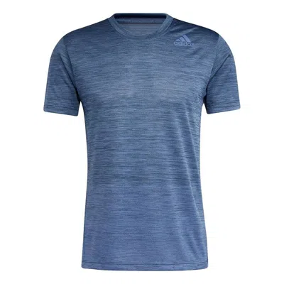 ADIDAS ORIGINALS adidas MENS Gradient Tee Crew-neck Short Sleeve Blue