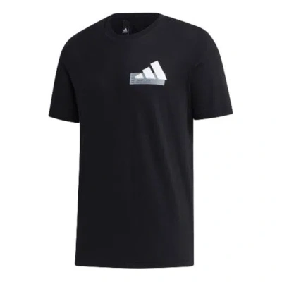 ADIDAS ORIGINALS adidas Mh Gfx T Bos logo Printing Sports Round Neck Short Sleeve Black