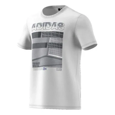 ADIDAS ORIGINALS adidas Mh Photo Tee Training Sports Round Neck Short Sleeve White