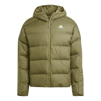 ADIDAS ORIGINALS adidas Midweight Down Hooded Jacket 'Olive Green'