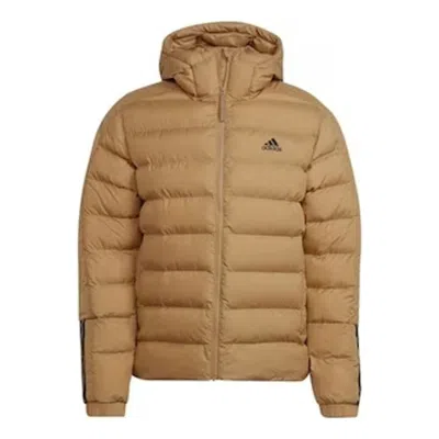 ADIDAS ORIGINALS adidas Midweight Hooded Padding Down Jacket 'Beige'