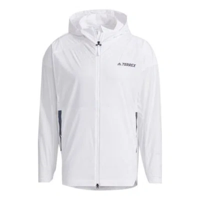 ADIDAS ORIGINALS adidas Myshelter Windb Outdoor Sports Hooded Jacket White