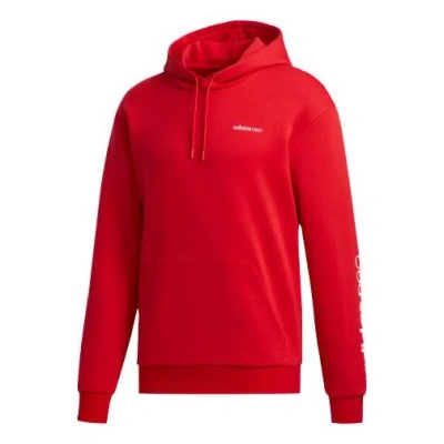 ADIDAS ORIGINALS adidas neo M Art Hdy limited Contrasting Colors Printing Pullover Red