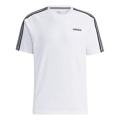 ADIDAS ORIGINALS adidas neo M Ce 3s Tee Casual Sports Round Neck Short Sleeve White