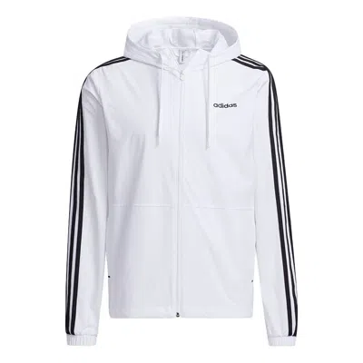 ADIDAS ORIGINALS adidas neo M Ce 3s Wb Classic Stripe Windproof waterproof Sports Hooded Jacket White
