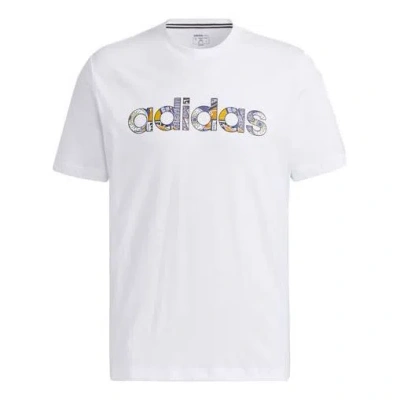 ADIDAS ORIGINALS adidas neo M Ce Grph Tee 2 Logo Printing Sports Short Sleeve White