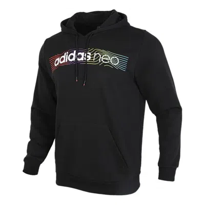 ADIDAS ORIGINALS adidas neo M Fav Nn Hd 1 logo Printing Casual Sports Black