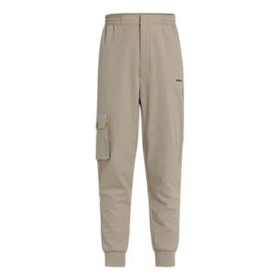 ADIDAS ORIGINALS adidas neo M Ssjan Carg Tp Casual Sports Bundle Feet Woven Long Pants Khaki