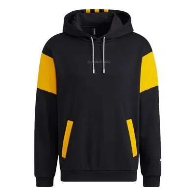 ADIDAS ORIGINALS adidas neo M Sw Quilt Hd Colorblock Splicing Sports Black