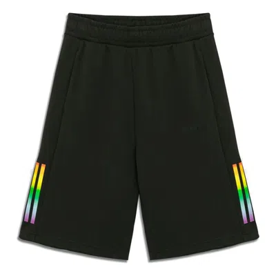 ADIDAS ORIGINALS adidas neo Pd Short Gradient Stripe sPrinting Width Loose Sport Shorts Men's Black