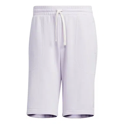 ADIDAS ORIGINALS adidas neo Solid Color Lacing Casual Straight Shorts Unisex Purple