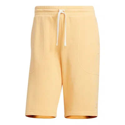 ADIDAS ORIGINALS adidas neo Solid Color Lacing Casual Straight Shorts Unisex Yellow