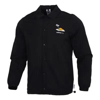 ADIDAS ORIGINALS adidas neo Woven Casual Cargo Jacket Black