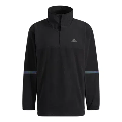 ADIDAS ORIGINALS adidas Outdoor Sports Cardigan Round Neck Pullover Couple Style Black
