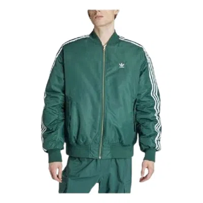 ADIDAS ORIGINALS adidas Oversized Reversible Bomber Jacket 'Green White'