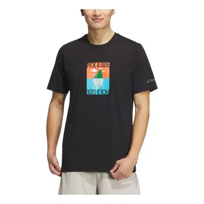 ADIDAS ORIGINALS adidas Polygiene Graphic T-shirt Asia Sizing 'Black'