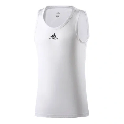 ADIDAS ORIGINALS adidas Printing Logo Basketball Sports Vest White