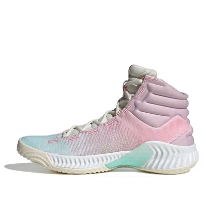 ADIDAS ORIGINALS adidas Pro Bounce 2018 Mid 'Shock Absorption Wear Resistant Pink Blue'